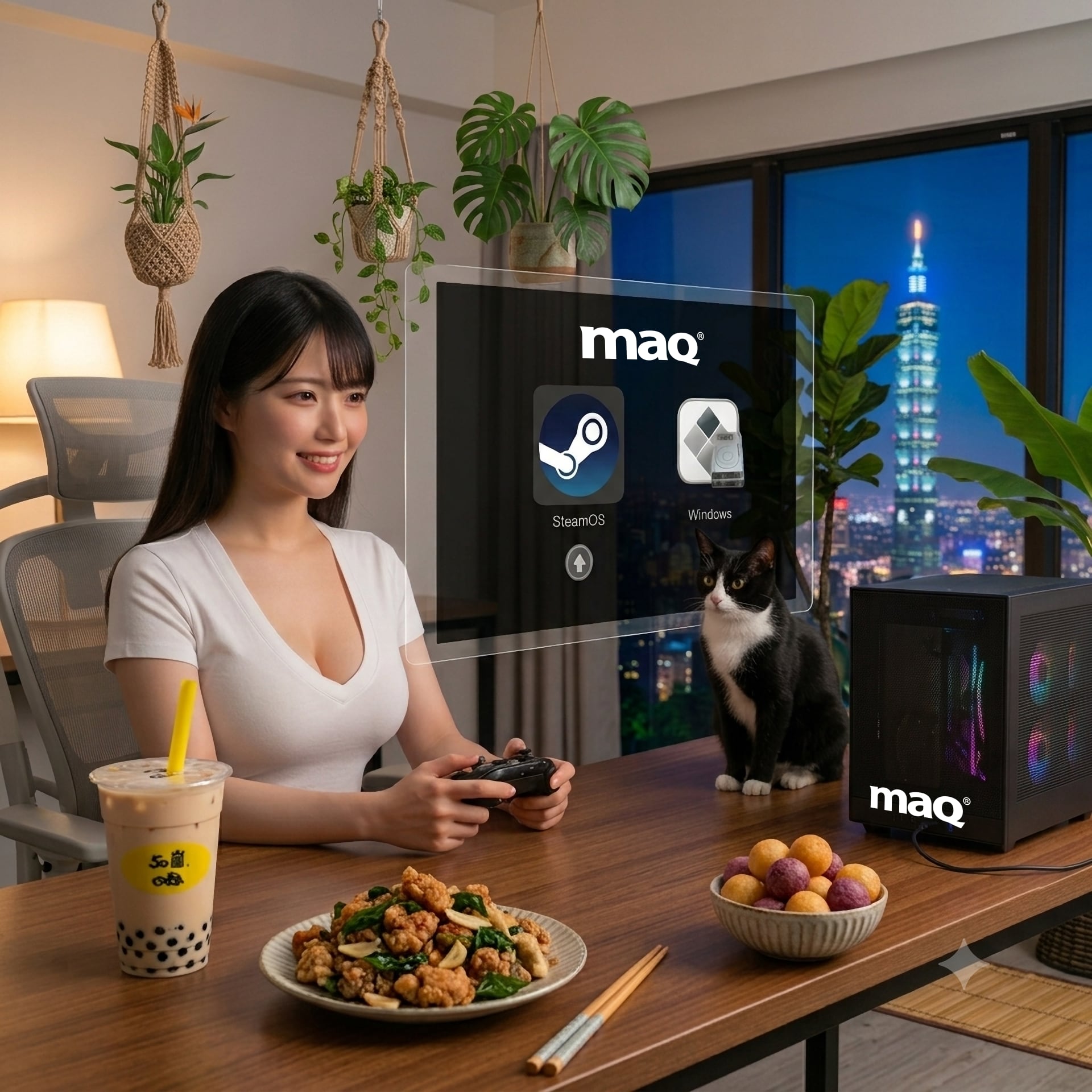 MAQ 多系統圖形開機選單：開機畫面直接選擇 SteamOS 或 Windows